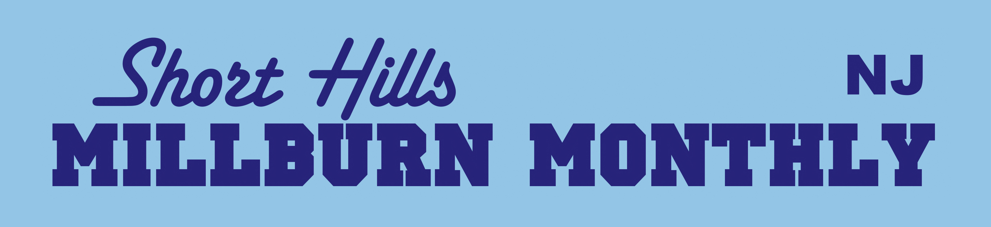 Millburn Short Hills Monthly newspaper title