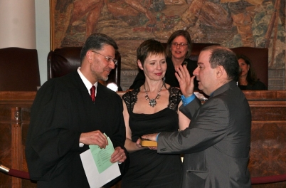 Judge Wischusen Swearing in 2015