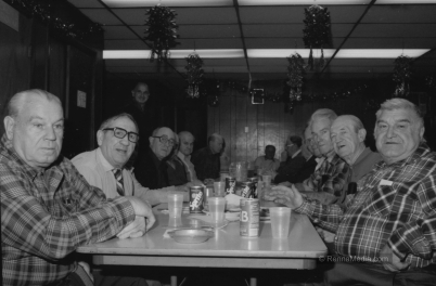 Peterstown Retired Mens Club Christmas Party 1983