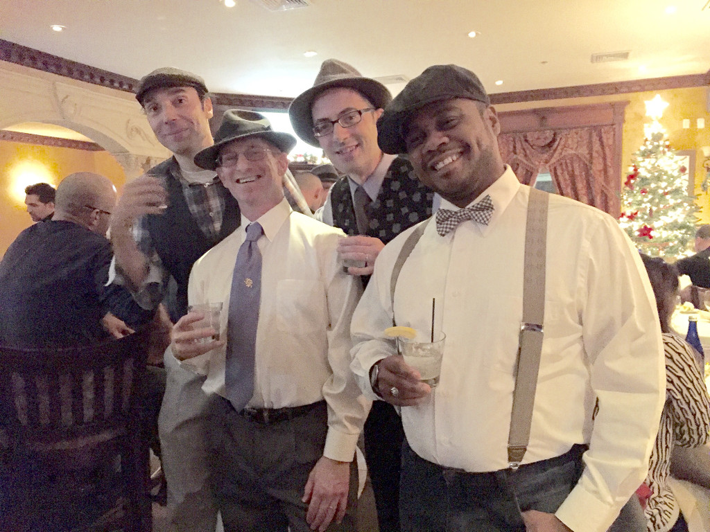 (above) During the December Cinco themed event, participants dressed up to celebrate the anniversary of the end of Prohibition.