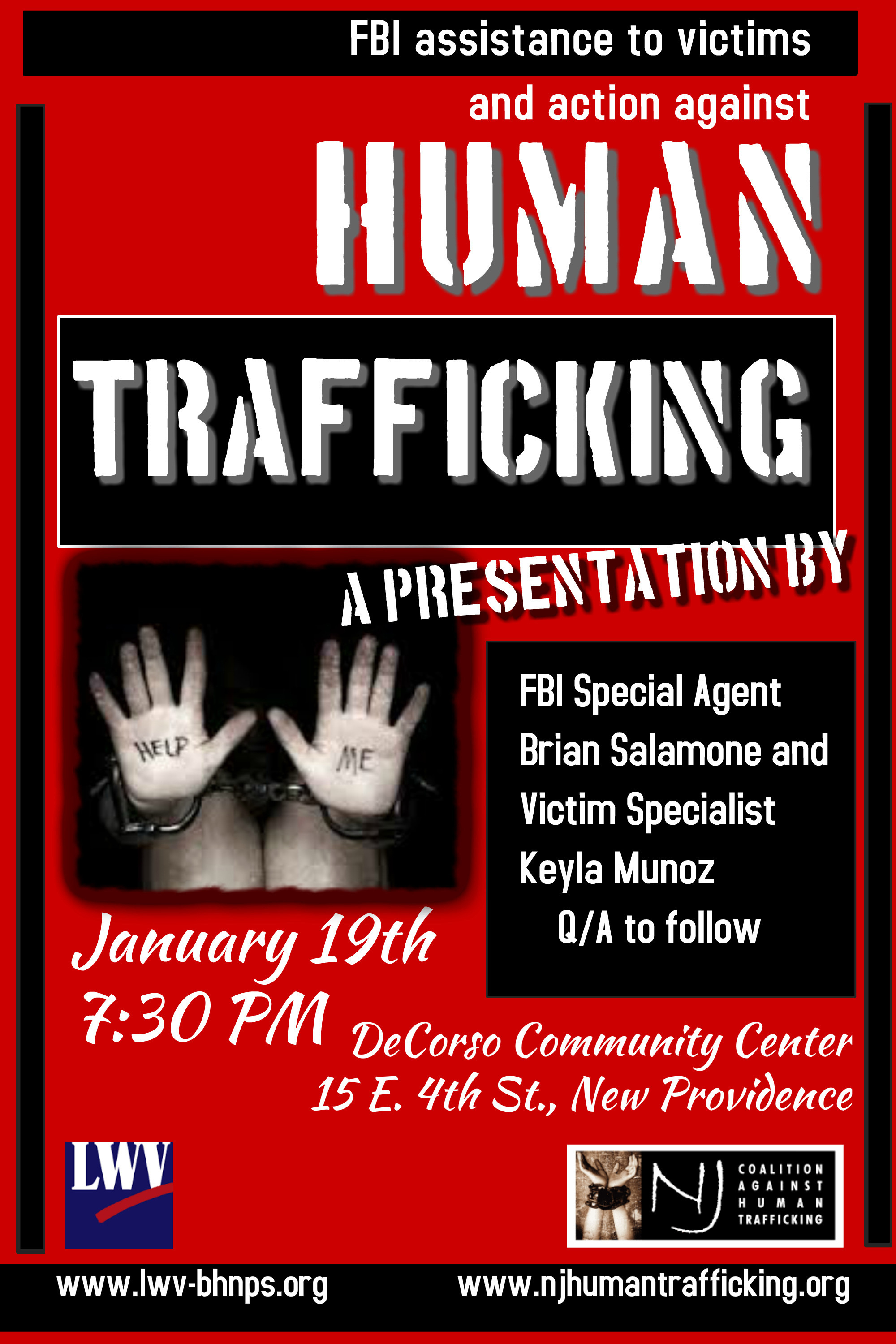 Renna Media Human Trafficking Awareness Day Jan 19th