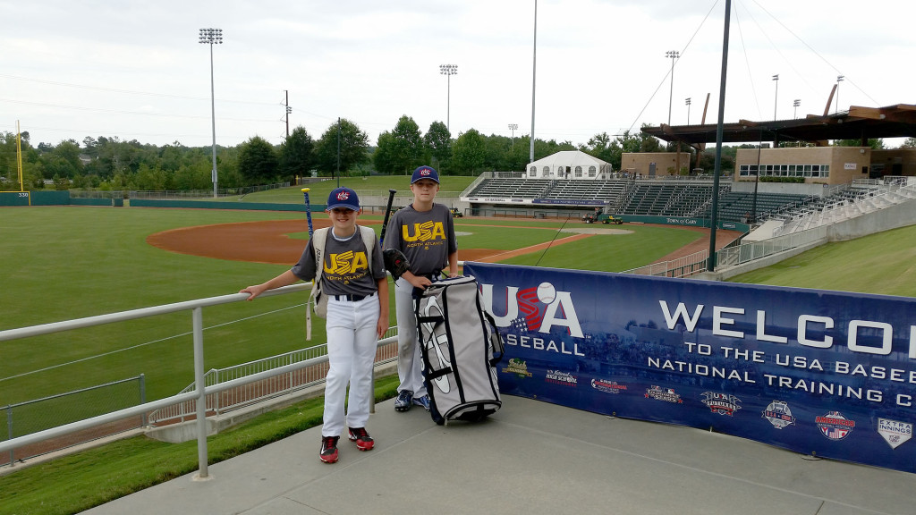 (above l-r) Matthew Stokes, Jr. and Steven Trone are the two Summit boys being assessed for the 12U National Team.