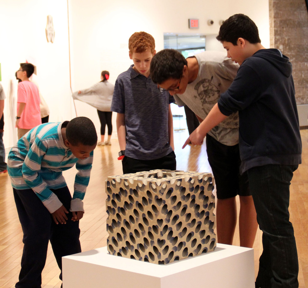 (above) Students participating in the PEP program at the Visual Arts Center of New Jersey.