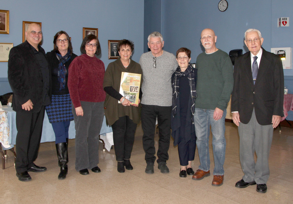 (above) Authors Joe and Tina Renna with members of the Union Township Historical Society, Anita Centeno, Marie and Joseph Canarelli, Barbara and Dennis LaMort and Michael Yesenko.