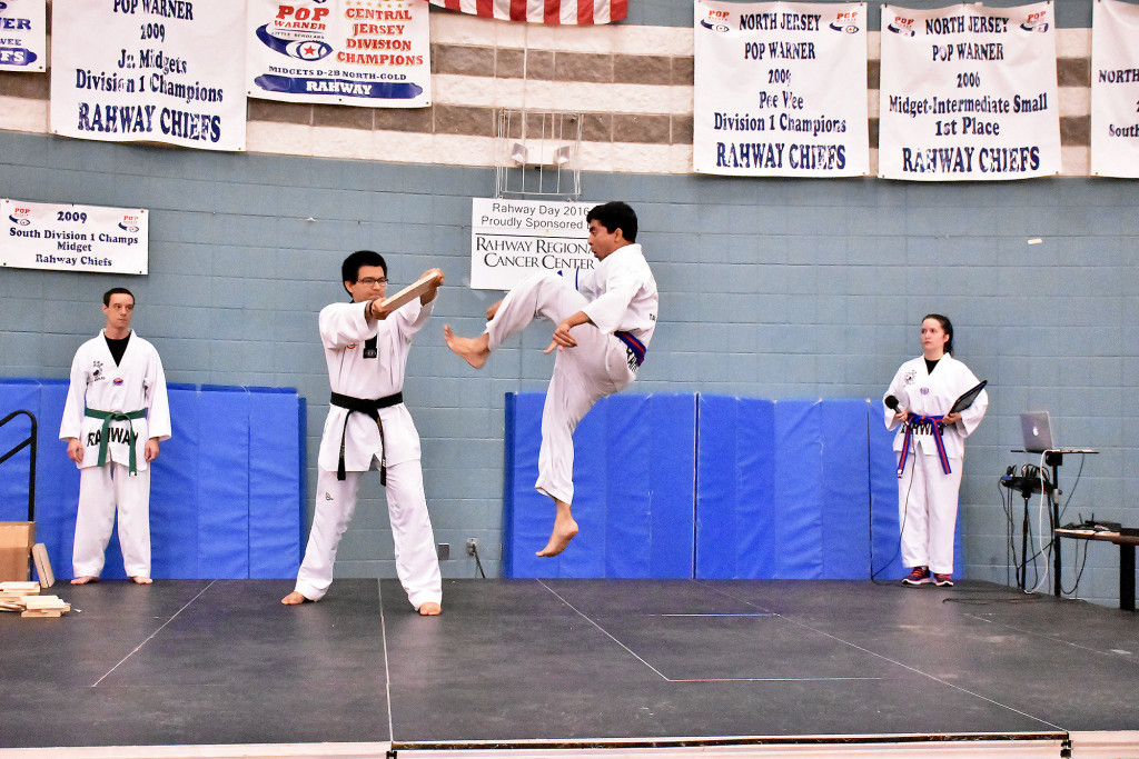 Adult Flying Karate Kick