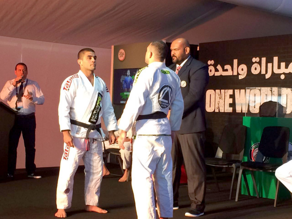 (above) Vitor “Shaolin” Ribeiro competing in Abu Dhabi.