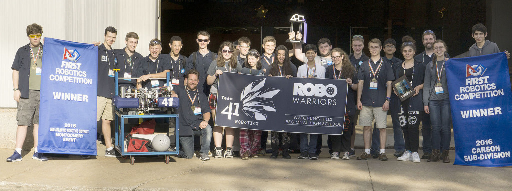 (above) WHRHS Team 41 Robotics Team