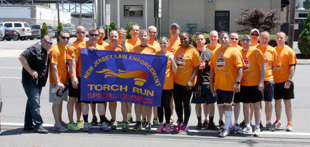 (above) The Rahway Police and Fire departments members took part in the 2016 NJ Torch run for Special Olympics on June 10th 2016.
