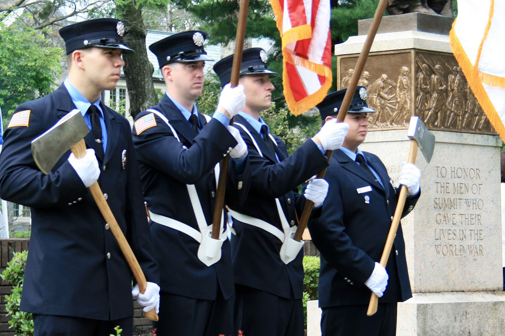 (above) Summit Fire Department Ceremonial Honor Guard