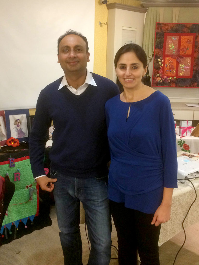 (above) The sponsors for the October meeting of the North Plainfield Business Association were husband and wife team of Randeep Sing and Dr. Harmapreet Kaur, owners of Dental Designer located at 1300 Rock Ave., North Plainfield, NJ.