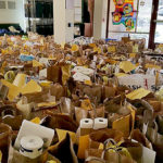 Some of the donations from November’s Scouting for Food Drive in New Providence, NJ.