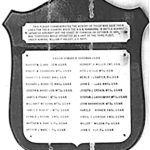 USS Canberra plaque