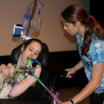 RUT 1 Shannon dances with client Jaimie B during a creative movement session