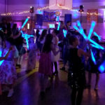 Girl Scouts enjoy dancing at the annual Sweetheart Dance