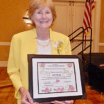 Kay Cross with Award