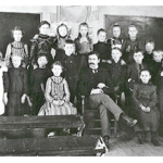 New Orange School inside Mr Hennessey 1902