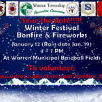 2019 Winter Festival Bonfire & Fireworks Save the Date