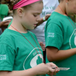 Girl Scout with Compass