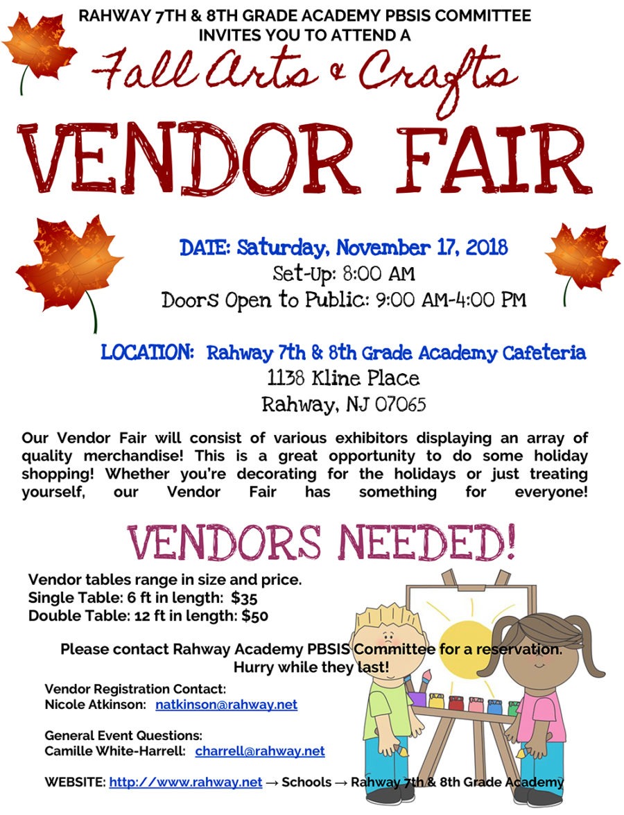 VENDOR FAIR FLYER fall | Renna Media