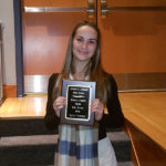 Fall Student Athlete Award Kaylee Parhill (2018)