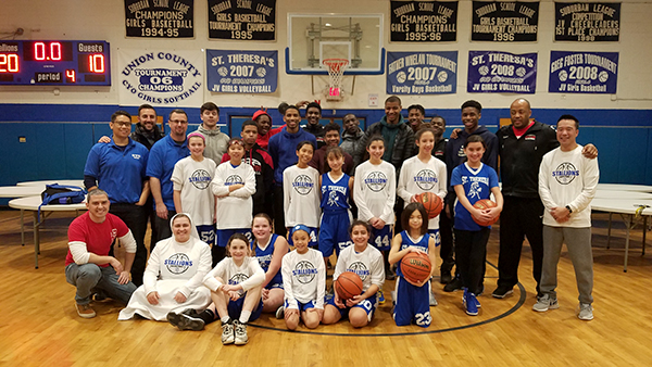 Renna Media Newark East Side High School Basketball Team Visits St
