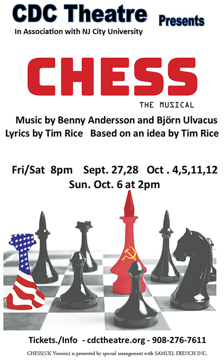 Renna Media The Rock Opera Chess Coming to CDC Theatre in Cranford