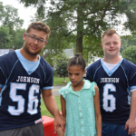 Johnson Football Visits First Children’s School2