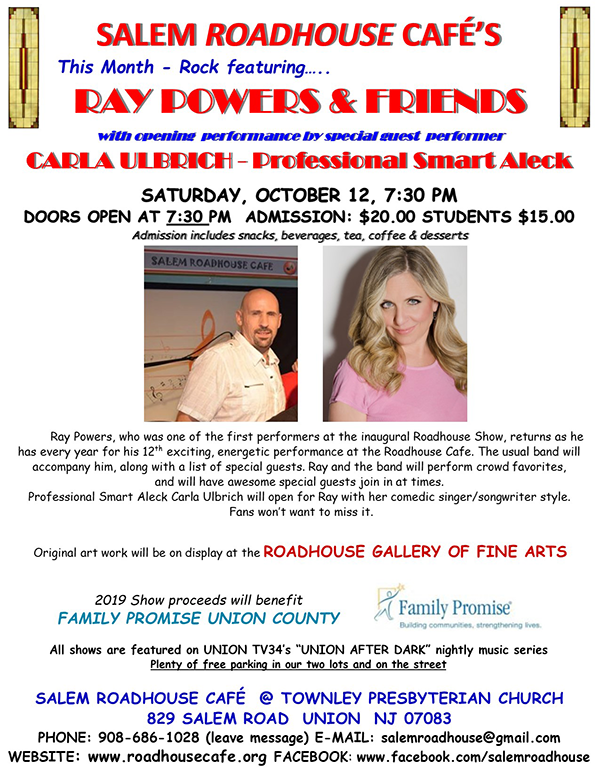 Renna Media | Ray Powers & Friends to Perform at the Salem Roadhouse Cafe