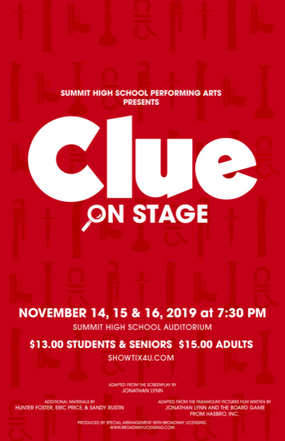 Renna Media  Summit High School Presents "Clue" On Stage