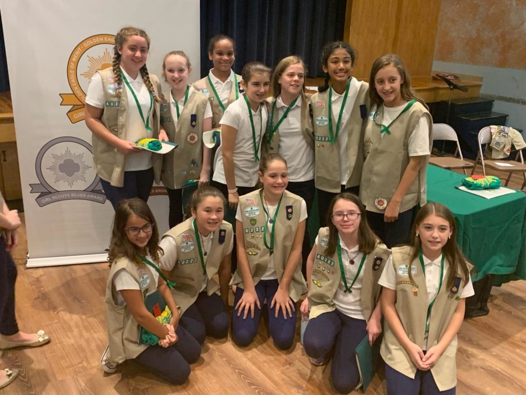 Renna Media Cranford Girl Scouts Bronze Awards for Service Projects