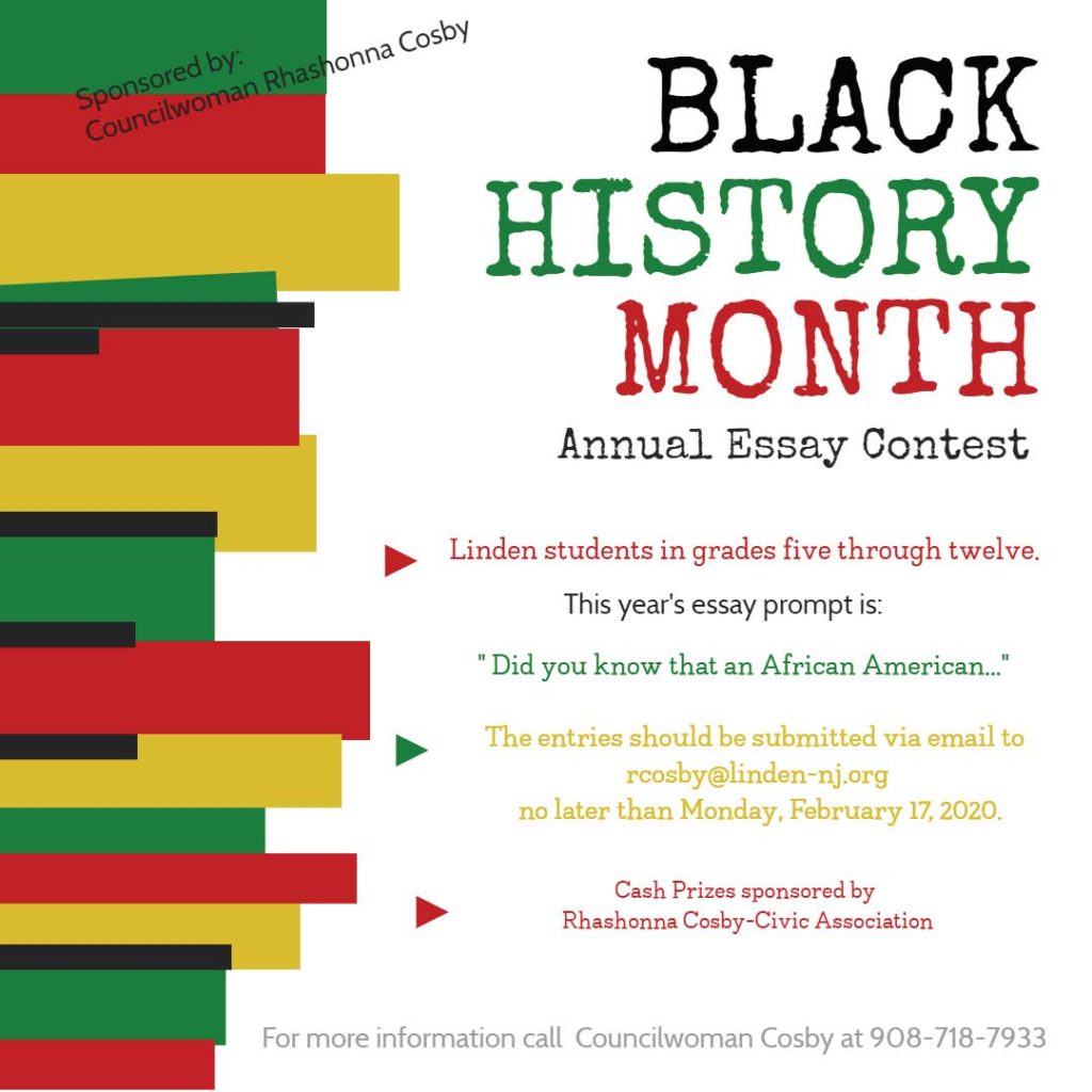 black history month essay competition