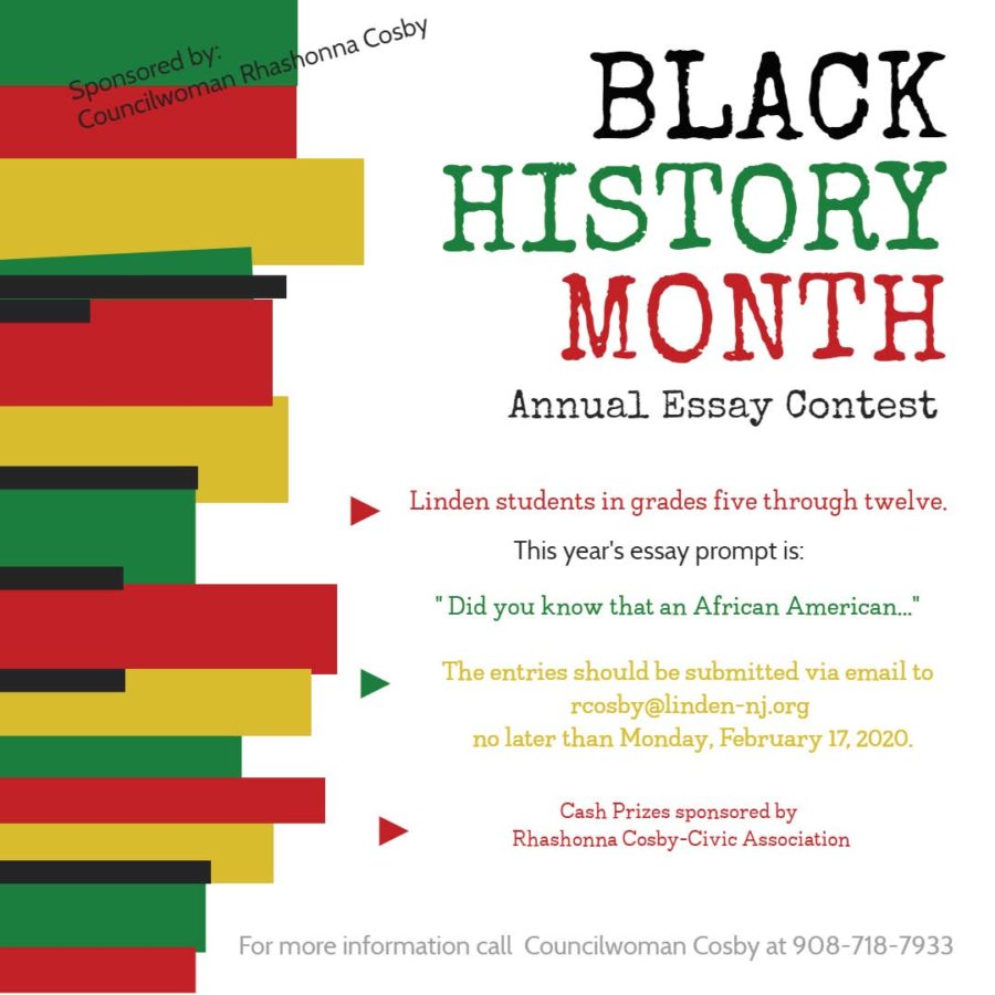 Renna Media Linden's 10th Annual Black History Month Essay Contest