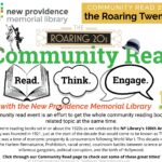 New Providence Library 1920s Community Read flyer