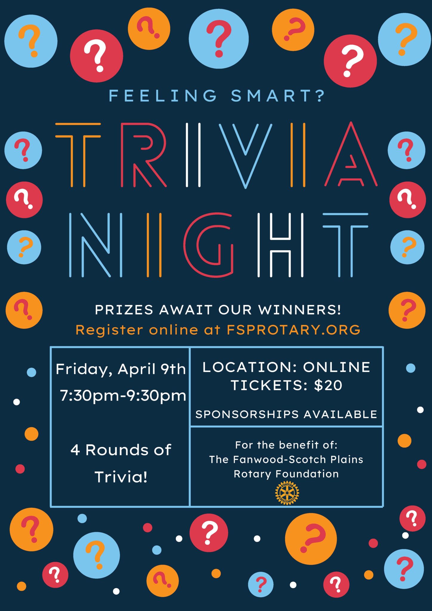 Renna Media | Fanwood-Scotch Plains Rotary Club to host Online Trivia Night