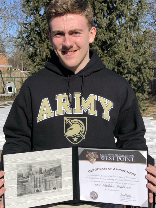 Renna Media SPF Grad Jack Pedersen Admitted to West Point