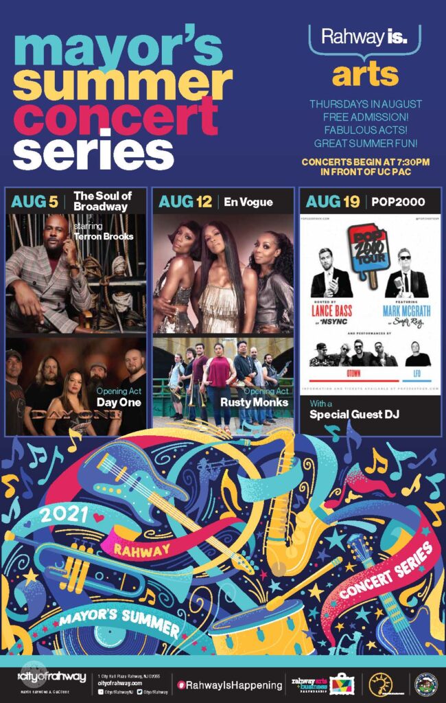 Rahway summer concert series dates