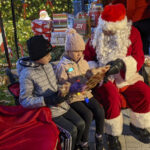 Santa with kids