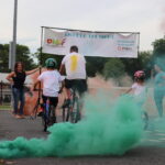 Mountainside color bike race 10