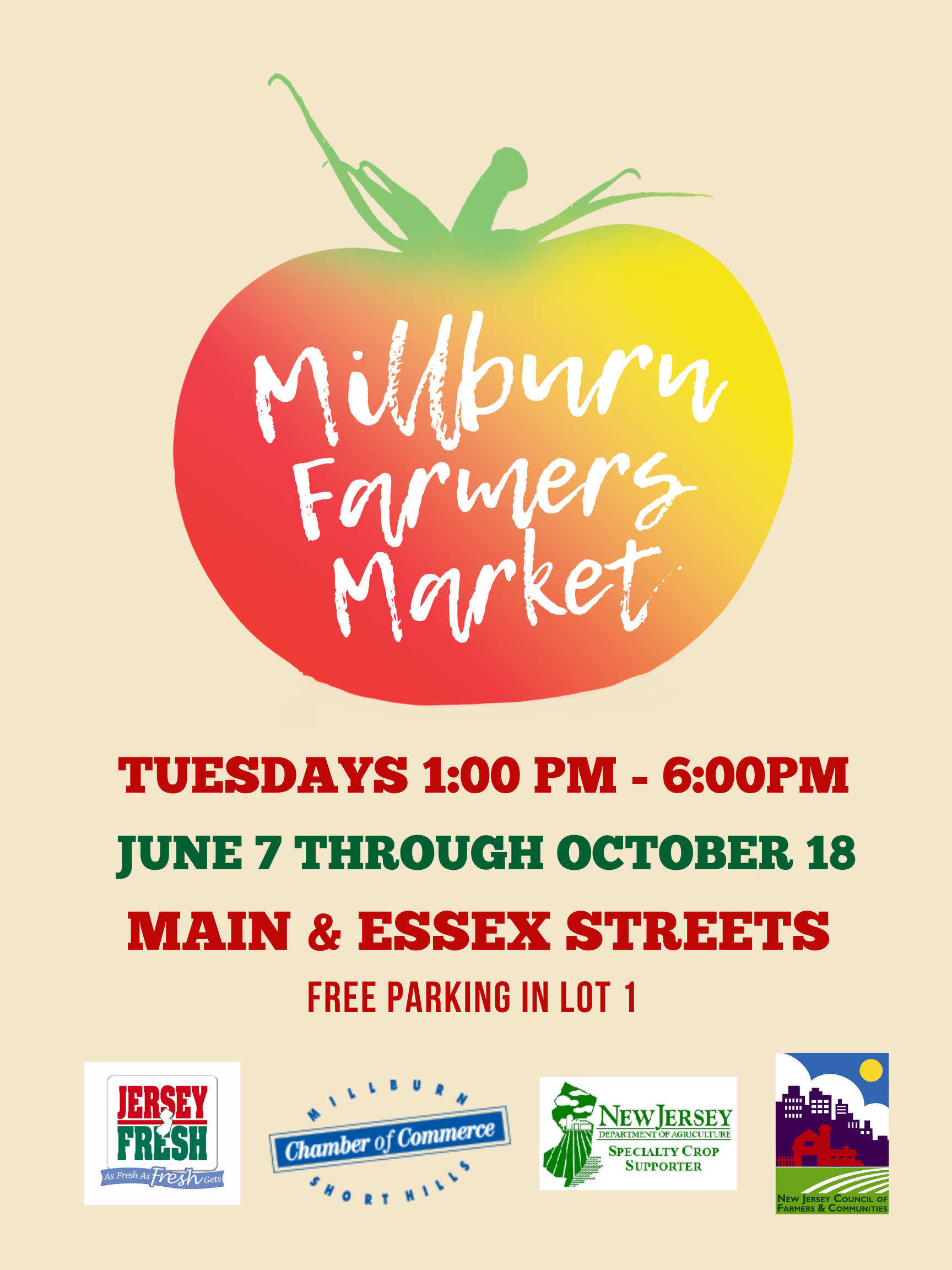 Renna Media Millburn Farmers Market Now Open