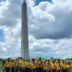 Troop 23 at Washington monument