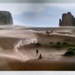 Denise-Moser-Monument-Valley-Dust-over-Dune-on-gray-mat-board