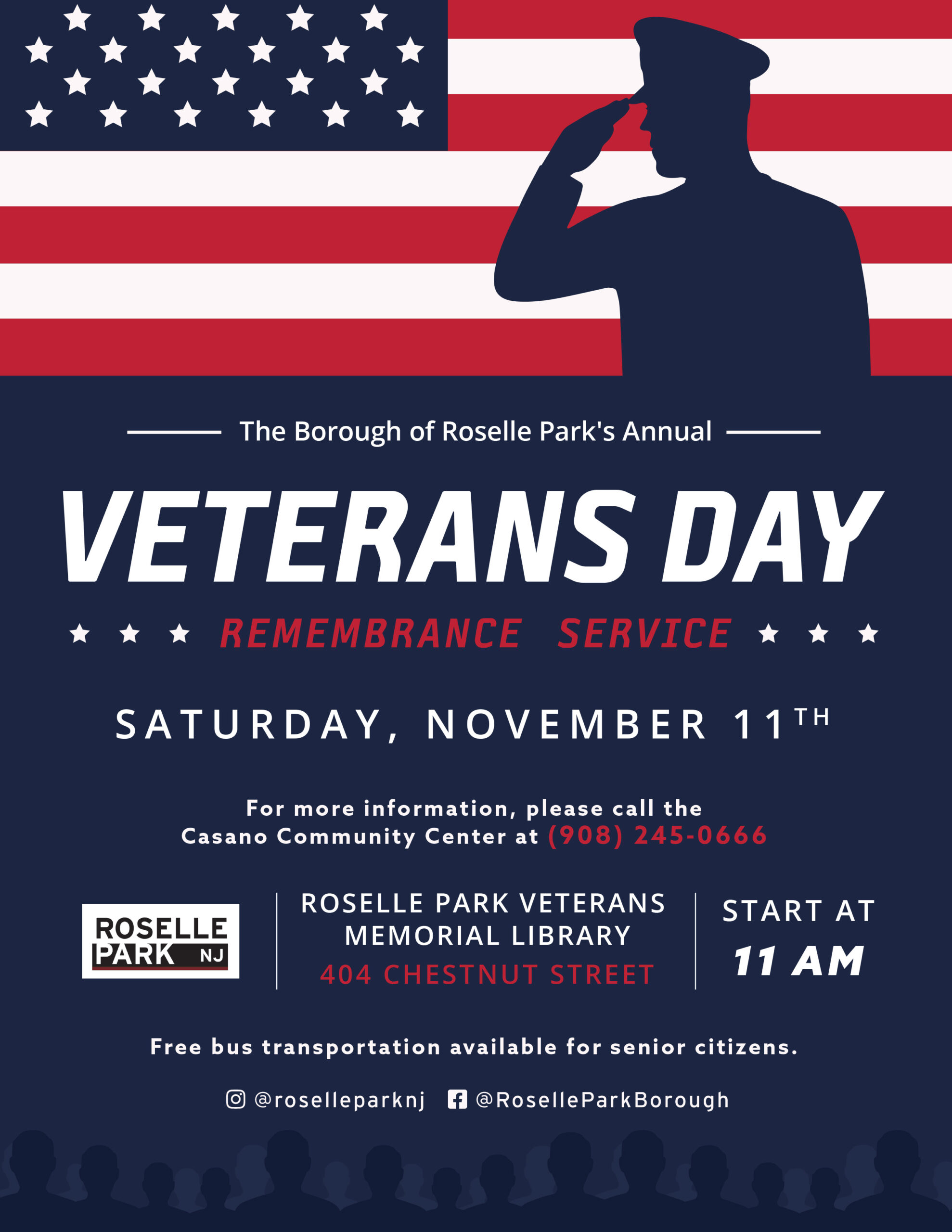 Renna Media Roselle Park Veterans Day Remembrance Service