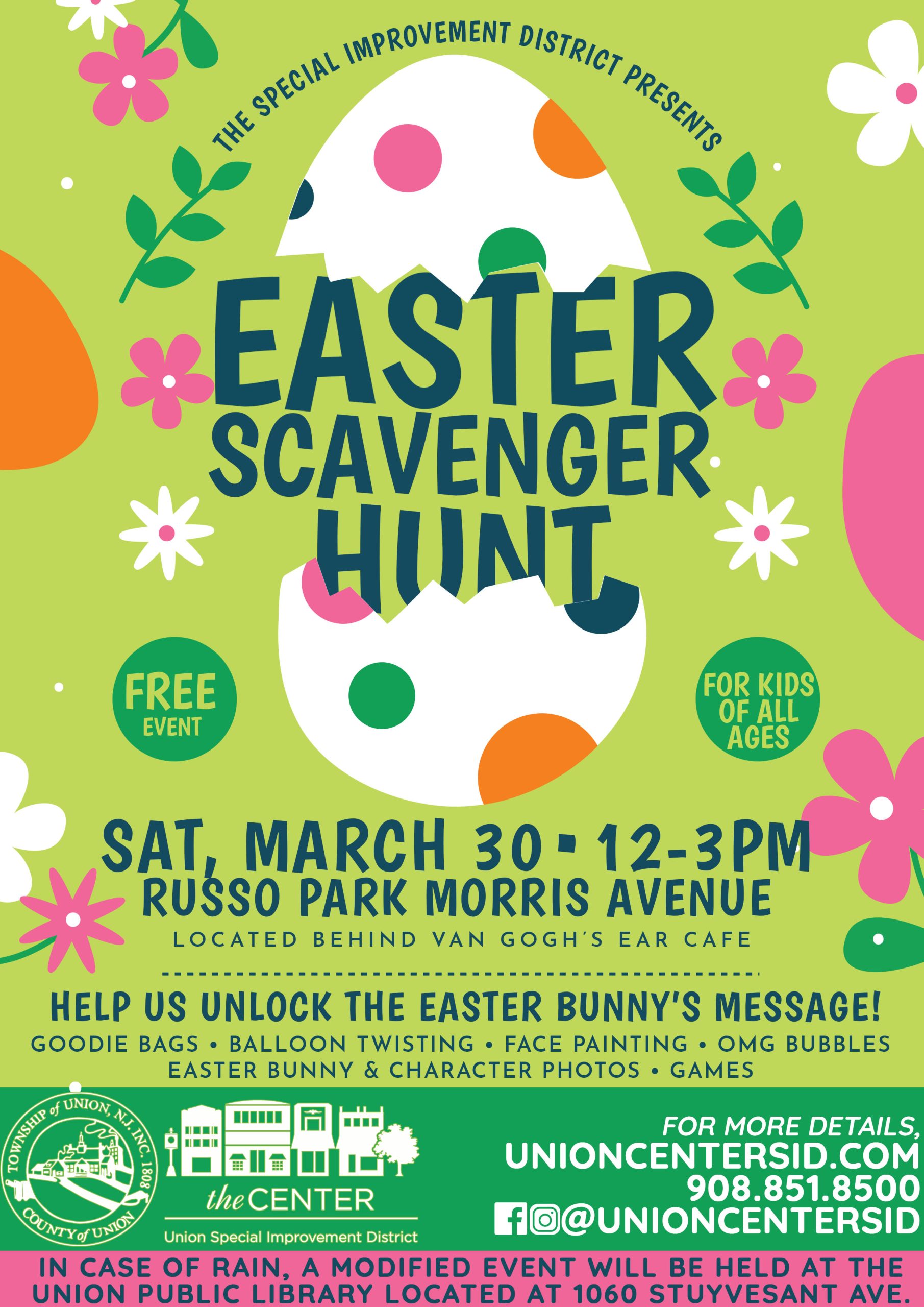 Union Township Easter Scavenger Hunt – March 30th