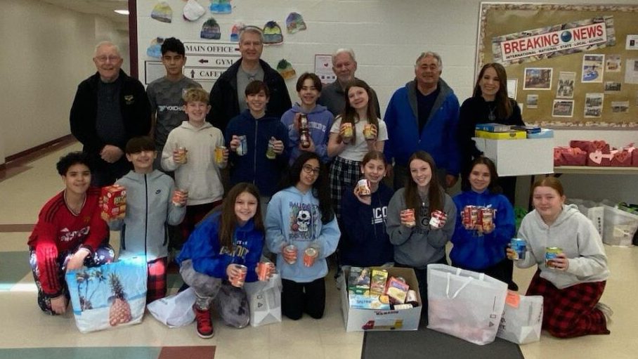 Lincoln School Collects Over 800 Items for annual “Souper Bowl of Caring” Food Drive