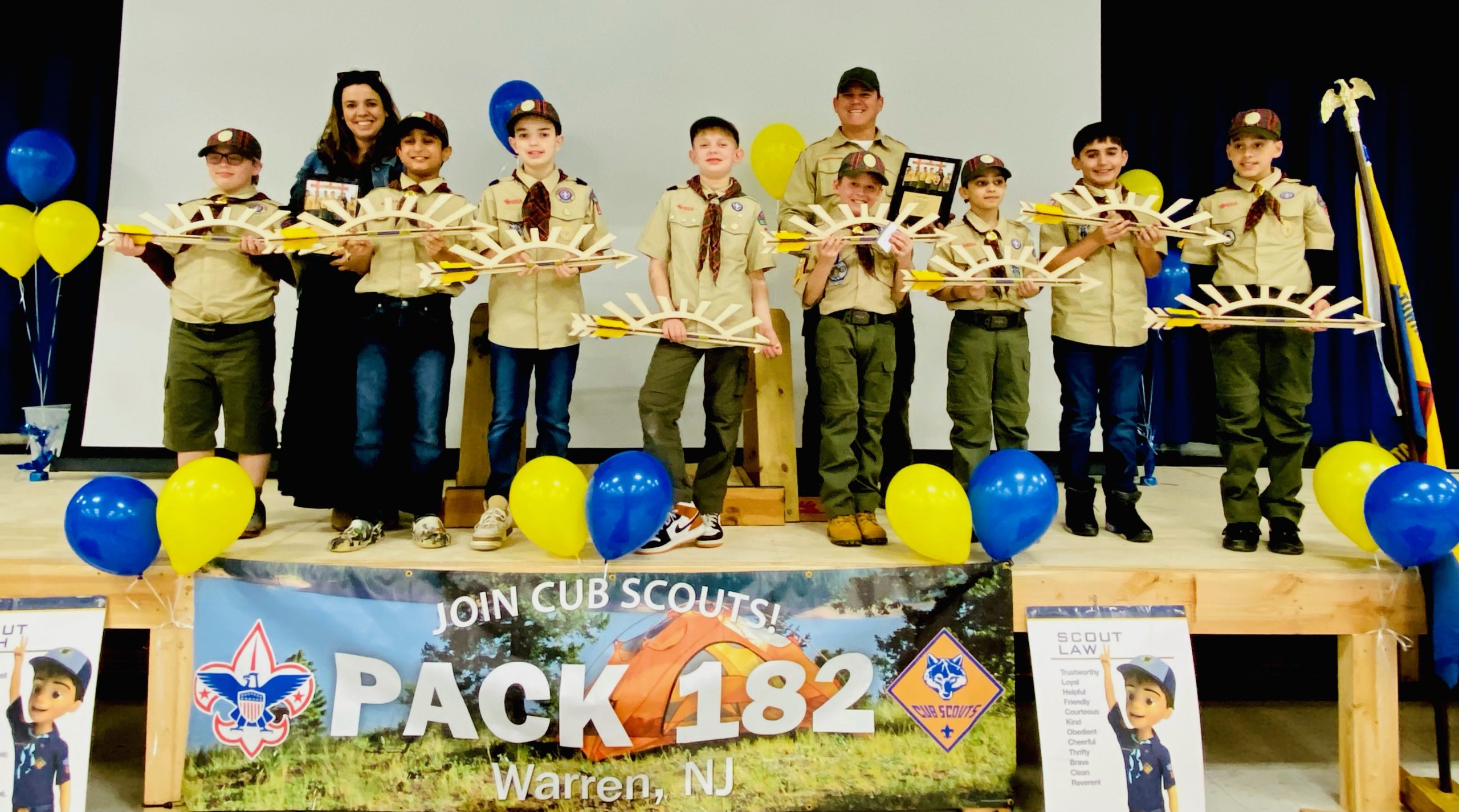 Warren Cub Scout Pack 182 Accomplishments