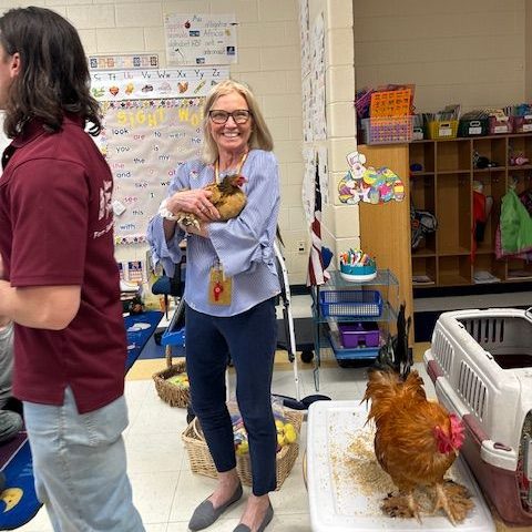 Grover Cleveland Kindergarteners Get a Cluck-ing Good Lesson