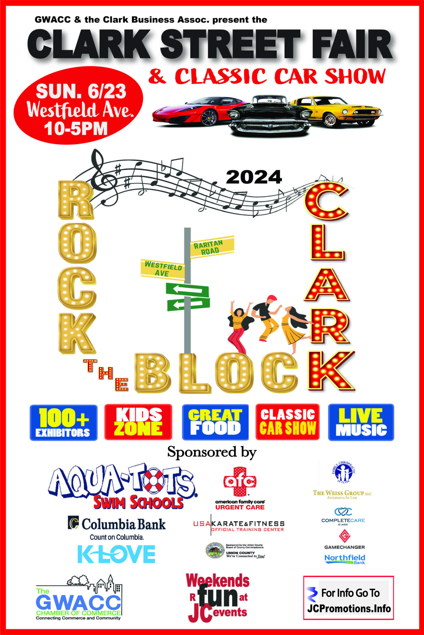 Clark’s Rock The Block Street Fair & Classic Car Show