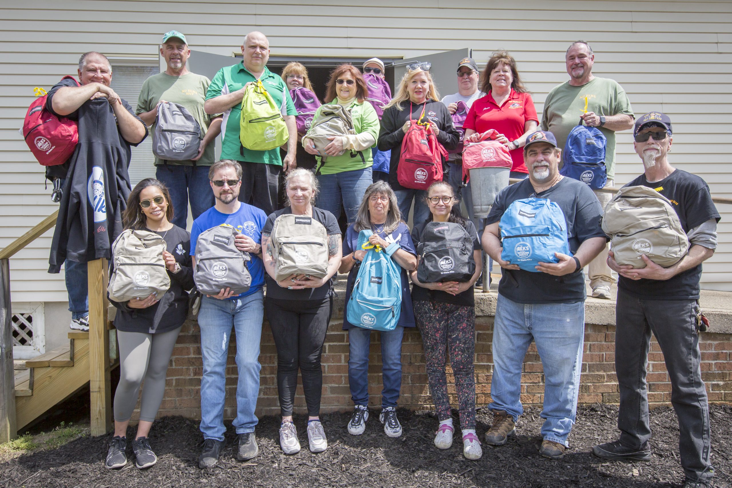 Elks Assemble 200 Backpacks for Homeless Veterans