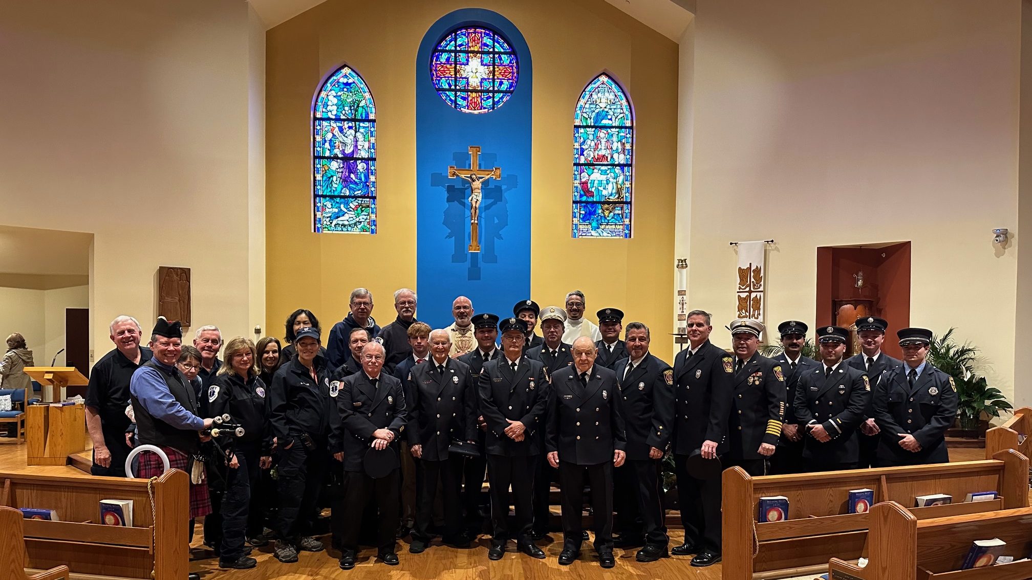 First Responders Mass at the Church of the Little Flower