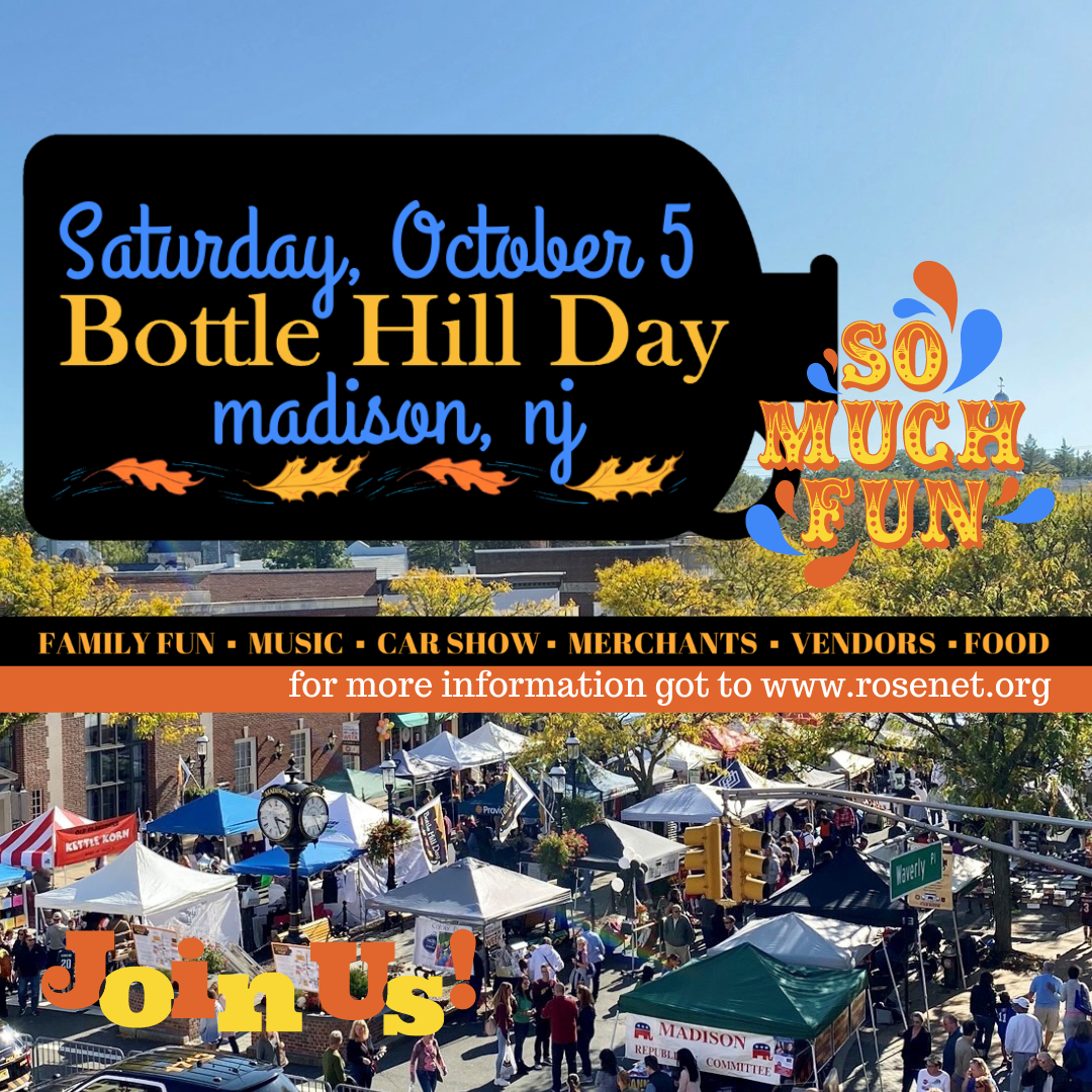 Madison’s Annual Street Festival Bottle Hill Day – Sat. Oct. 5